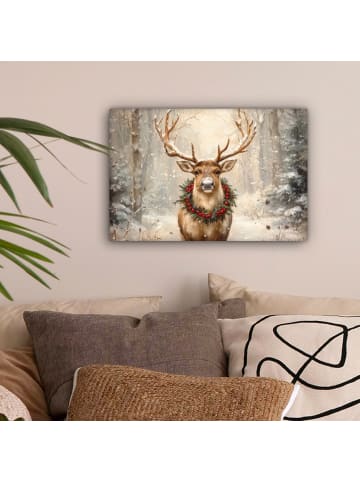 MuchoWow Leinwand Bilder Naturfarben