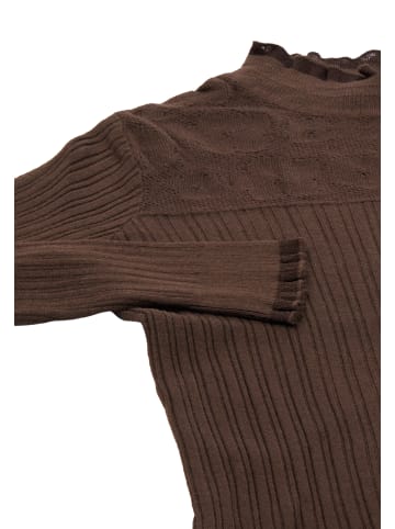 NAEMI Strickpullover in Braun