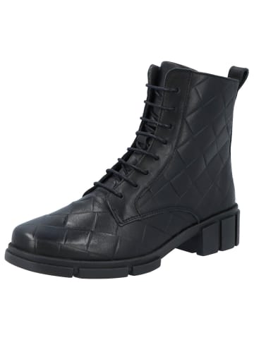 Solidus Damen Stiefel/Boots ungefüttert Kibu - Weite H+K in Schwarz