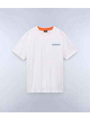 Napapijri T-Shirt "S-Sovana Ss" in Weiß
