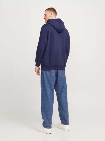 JACK & JONES PLUS Kapuzenpullover in Navy Blazer