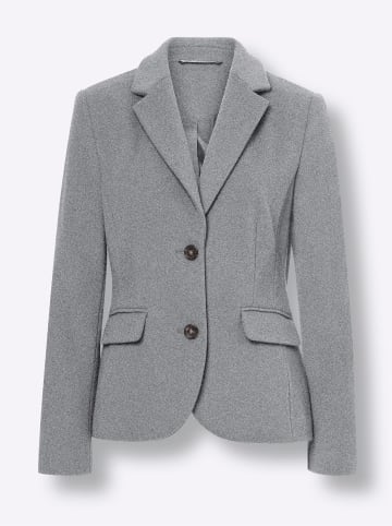Heine Woll-Blazer in grau-meliert