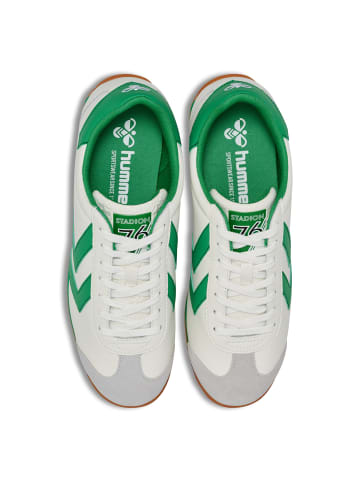 Hummel Schnürsenkel Sneaker Stadion Erwachsene in WHITE/GREEN