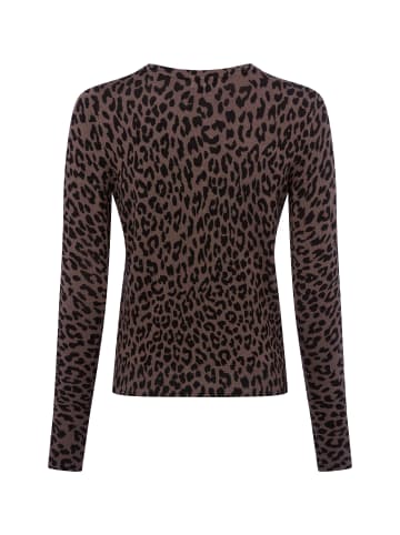 Marie Lund Strickjacke in schlamm schwarz - 0001