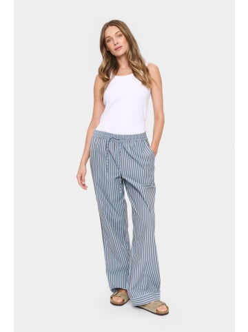 SAINT TROPEZ Casual Hose FiliaSZ Gerade Passform in Chocolate Brown