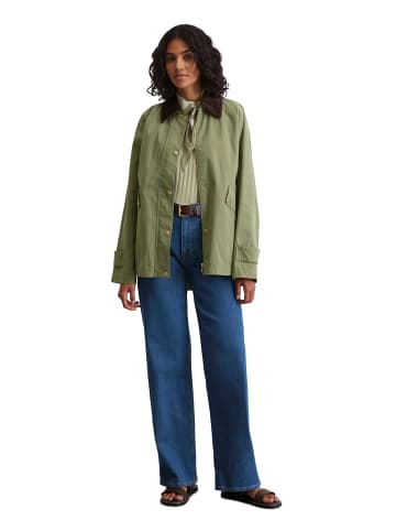 Marc O'Polo Barn-Jacket im Cape-Stil relaxed in Olive
