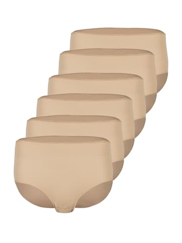 Nina von C. 6er Pack TAILLENSLIP in nude
