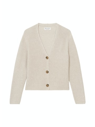 Marc O'Polo V-Neck-Cardigan relaxed in Weiß