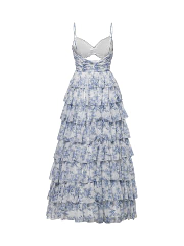 HEY KYLA Kleid in weiß blau - 0001