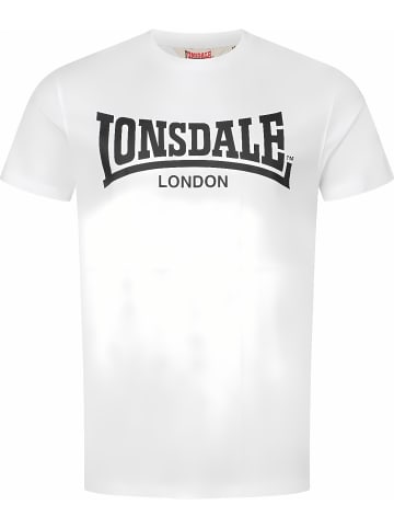 Lonsdale T-Shirt "Fulwood T-Shirt Normale Passform" in Weiß