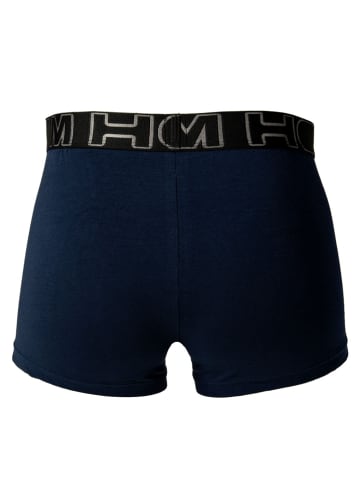 HOM Boxershort 2er Pack in Blau/Grau