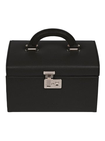 Windrose Beluga Schmuckkasten Leder 24.5 cm schwarz