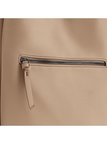 FREDs BRUDER Bestie Schultertasche Leder 28 cm in powder taupe