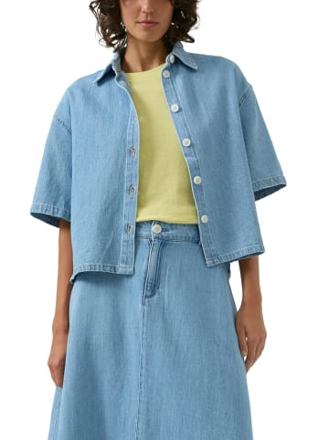 s.Oliver Jeansbluse in light stone