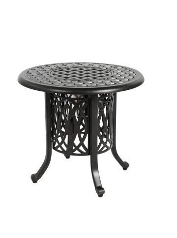 ABRIHOME Couchtisch in Grau Aluminium mit Eiseimer und verstellbaren Füßen