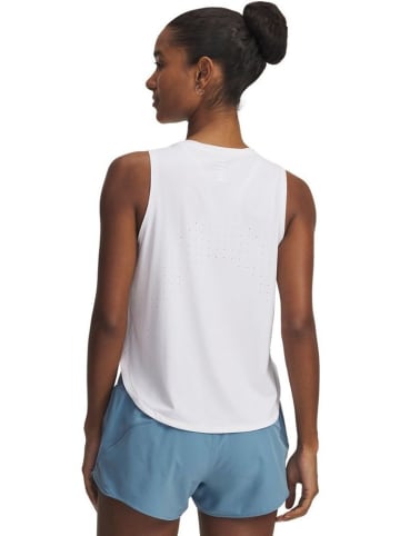 Under Armour Sportshirt "Launch Elite Tanktop" in Weiß