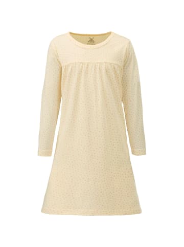Erwin Müller Single-Jersey Kinder-Nachthemd mit Leggings in creme