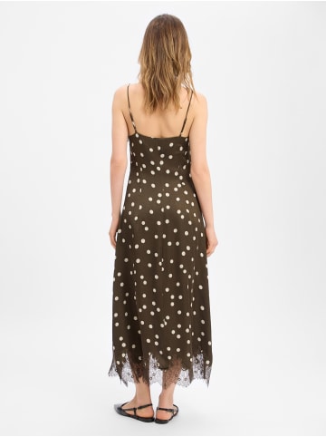MOSS COPENHAGEN Slipdress MSCHJionna Irida in schoko ecru - 0001