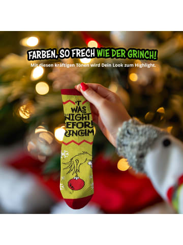 The Grinch The Grinch Socken Twas the night before Grinchmas Sneaker in grün
