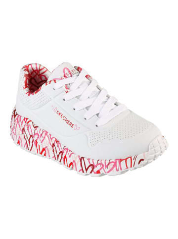 Skechers Sneakers Low UNO LITE - LOVEY LUV in weiß