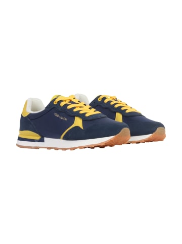 Teddy Smith Leder-Sneaker Blau