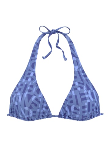 ELBSAND Triangel-Bikini-Top in blau