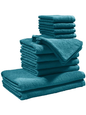 REDBEST Frottier, Leichtfrottier Frottier-Set 14-tlg. Oceanside in petrol