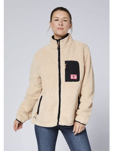 Chiemsee Fleecejacke in Sandfarben