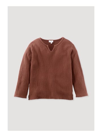 Hessnatur Musselin-Hemd in kastanie