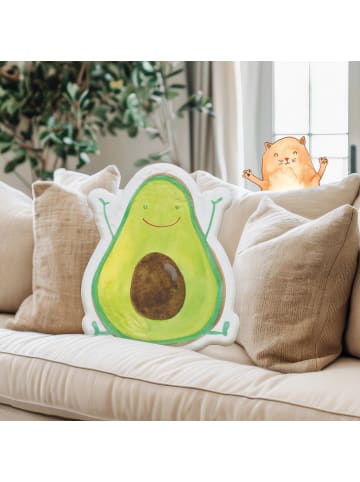 Mr. & Mrs. Panda Kuschelkissen Avocado Glücklich ohne Spruch in Weiß