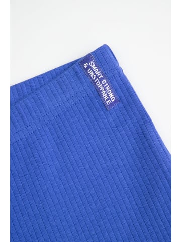 Coccodrillo Gerippte Leggings mit langem Bein in blau