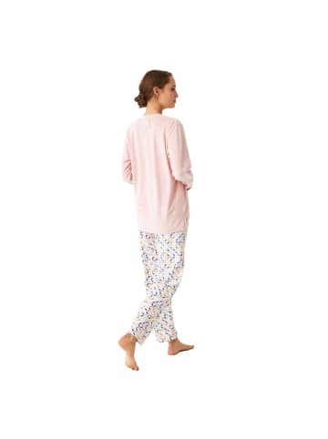 J and J Brothers Schlafanzug in Pink