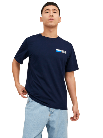 Jack & Jones T-Shirt JJECORP LOGO in Blau