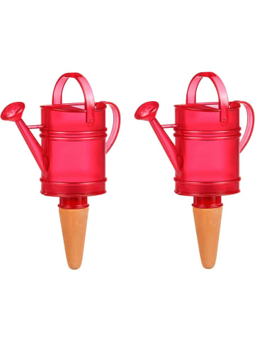 scheurich Scheurich Wasserspender Nelly | 2X Rot | 110 ml Füllmenge | Bewässerun in Rot