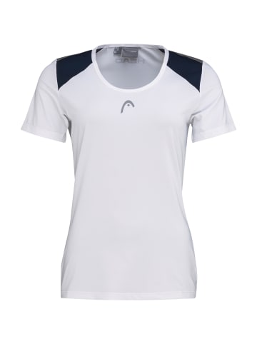 HEAD Tennisshirt Club 22 in weiß-dunkelblau