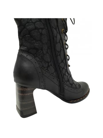 LAURA VITA Schnürstiefel  in Schwarz