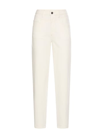 Camel Active Mom Jeans im 5 Pocket Style in Milchweiß