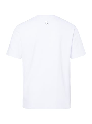 JP1880 Kurzarm T-Shirt in schneeweiß