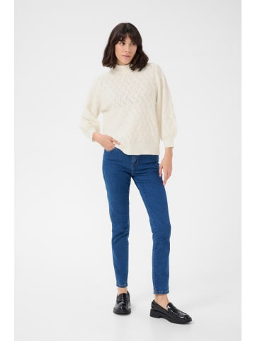 Kaffe Strickpullover KArita Regular fit in Chalk