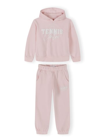 Minoti 2-tlg Langarmshirt & Hose 30FLEECE159 in hellpink