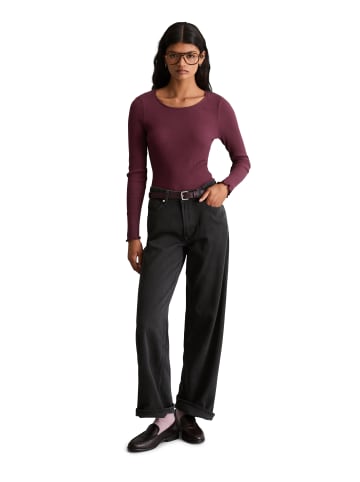 Marc O'Polo DENIM Longsleeve slim in Mahagony Jam
