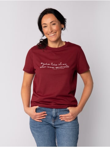 wat? Apparel T-Shirt Socken habe ich mir schon immer gewünscht in Weinrot