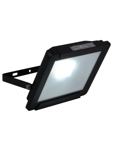 näve LED-Außenleuchte 30W "Strahler" in schwarz - EEK G - (L)18,5cm x (H)22cm