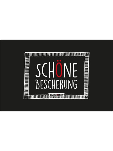 tacheles Tacheles Frühstücksbrettchen - Schöne Bescherung in schwarz
