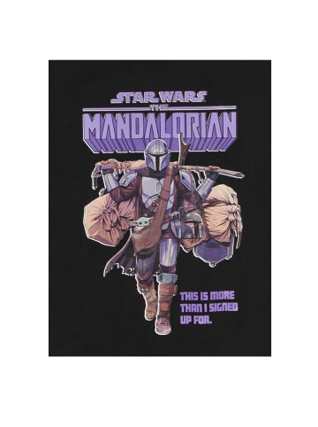 Star Wars T-Shirt Star Wars The Mandalorian in Schwarz