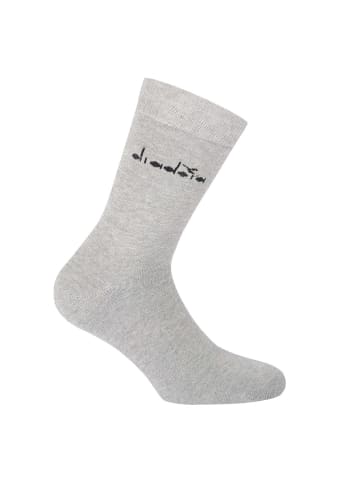 Diadora Socken 12er Pack in Schwarz/Hellgrau