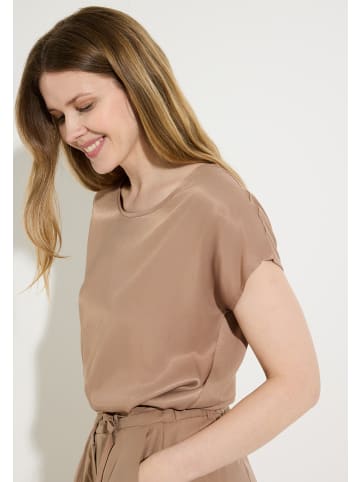 More & More vielseitig kombinierbares Blusenshirt in brown