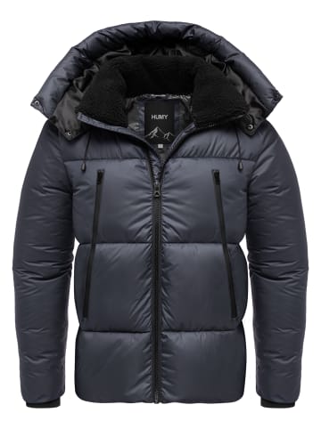 Humy Winterjacke mit Kapuze in Navy