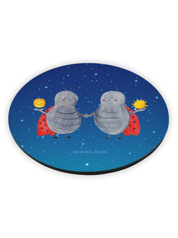 Mr. & Mrs. Panda pinnwand magnet Sternzeichen Zwilling ohne Spruch in Sternenhimmel Blau