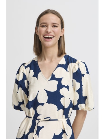 b. young Kleid BYIBINE Regular fit in Medieval Blue Flower Mix
